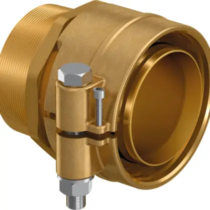 Uponor Knelovergangsstuk messing 125mm x 4" M verwarming Uponor Ecoflex Wipex 1078368