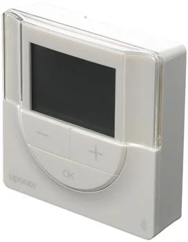 Uponor Smatrix wave ruimtethermostaat prog.+RH T-168 RAL9016 uponor (ex U1071689) 1086984