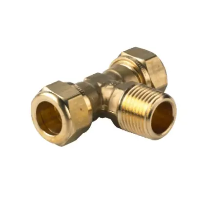 VSH 0867988 VSH Knel Water verloop T-knelkoppeling met buitendraad FMF 15 x 1/2 M x 15 mm