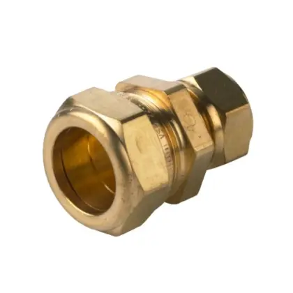 VSH 0873136 VSH Knel Water rechte verloop knelkoppeling FF 15 x 10mm