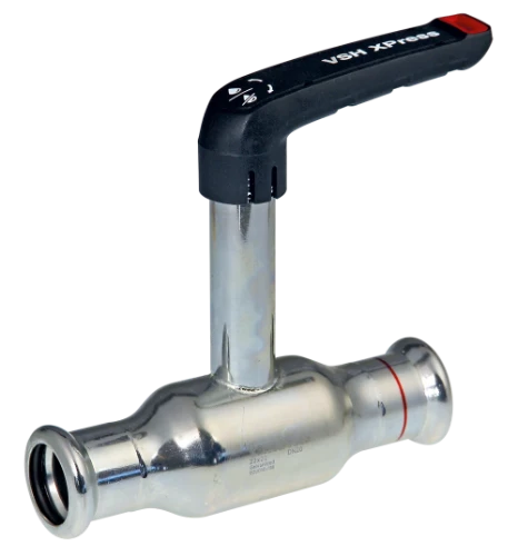 VSH Xpress staalverzinkt FullFlow bolkraan verlengde spindel FF 22 x 22 mm 1020000101
