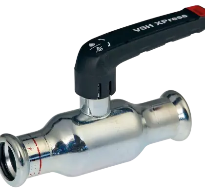 VSH 1025000100 VSH Xpress staalverzinkt FullFlow bolkraan FF 28 x 28 mm