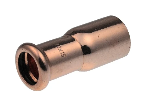 VSH Xpress koper verloop reductie MF 22 x 15 mm 38200