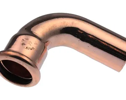 VSH 38320 VSH Xpress koper inschuif bocht 90° MF 22 x 22 mm