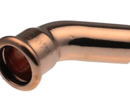 VSH 38405 VSH Xpress koper inschuif bocht 45° MF 22 x 22 mm