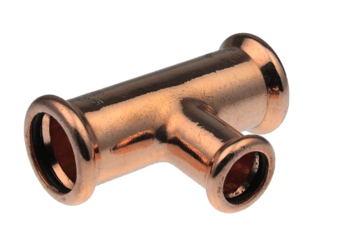VSH Xpress koper verloop T-stuk 22 x 15 x 22 mm 38490