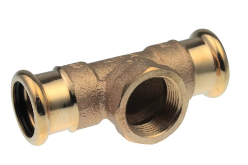 VSH Xpress koper verloop T-stuk met binnendraad 15 x 1/2 F x 15 mm 38585