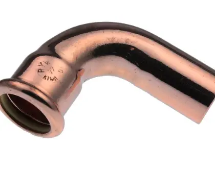 VSH 39791 VSH Xpress koper gas inschuif bocht 90° MF 22 x 22 mm