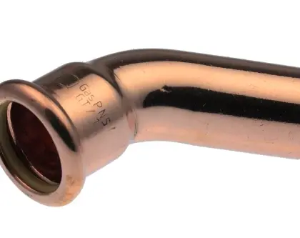 VSH 39836 VSH Xpress koper gas inschuif bocht 45° MF 22 x 22 mm