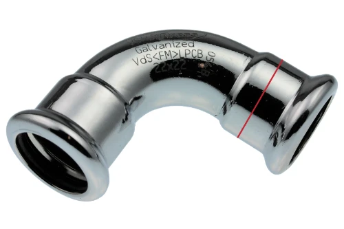 VSH Xpress staal verzinkt bocht 90° FF 15 x 15 mm 6201558