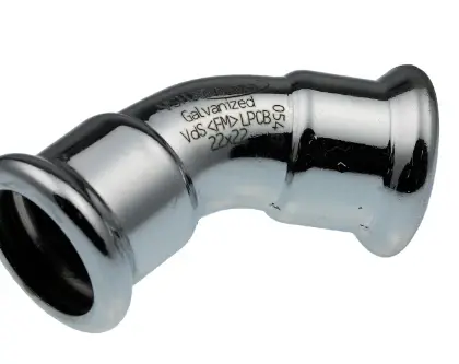 VSH 6201723 VSH Xpress staal verzinkt bocht 45° FF 22 x 22 mm