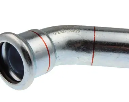VSH 6201791 VSH Xpress staal verzinkt inschuif bocht 45° MF 22 x 22 mm