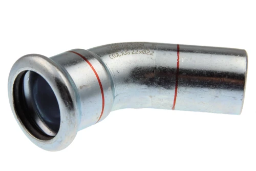 VSH Xpress staal verzinkt bocht 45° MF 42 x 42 mm 6201822
