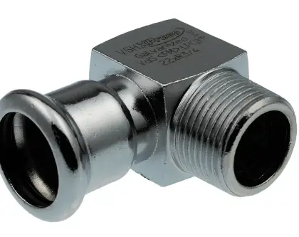 VSH 6202108 VSH Xpress staal verzinkt overgangsknie 90° MF 22 x 3/4 M