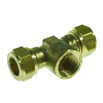 VSH Knelovergangs-T-stuk messing 28 x 3/4" x 28 F (drink)water VSH VSH Super S1223 0869651