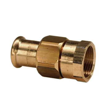 VSH Pers-3-delige koppeling brons 22 x 3/4" F (drink)water VSH XPress Koper 6330G 4802776