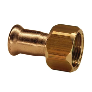 VSH Persaansluitkoppeling koper 15mm x 3/4" FF (drink)water VSH XPress Koper 6359 4800235