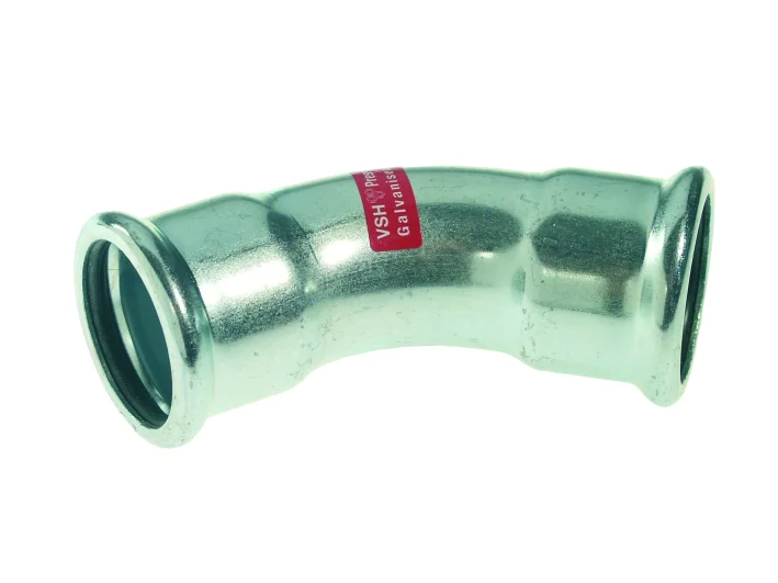 VSH Persbocht staal 108mm FF 45° verwarming VSH XPress Staalverzinkt C1413 6208147