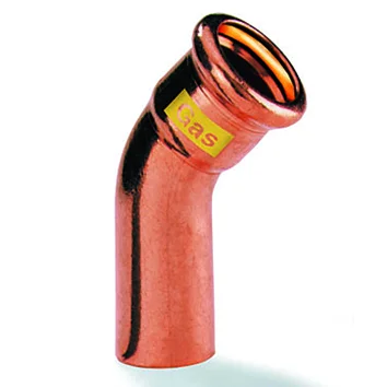 VSH Persinsteekbocht koper 28mm MF 45° gas VSH XPress Koper Gas G7040 4803931