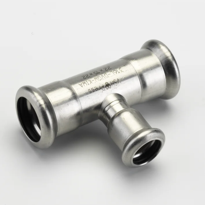 VSH Persverloop-T inox 28x22x28mm FFF (drink)water VSH XPress Inox R2715 6191438