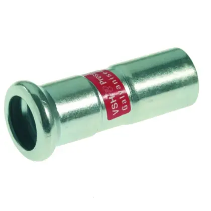 VSH Persverloopstuk staal 28x22mm MF verwarming VSH XPress Staalverzinkt C1407 6202196