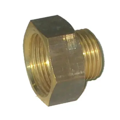 VSH Draadverloopmof messing zeskant 1/2" x 3/8" FM VSH D1128A 0417549