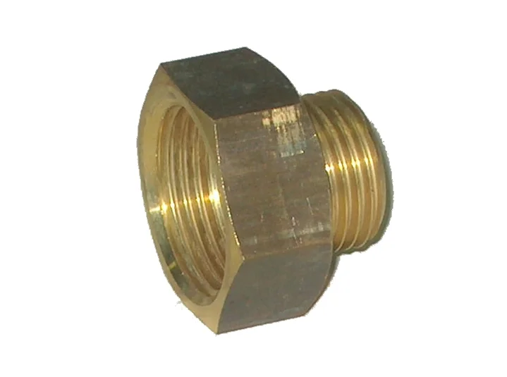 VSH Draadverloopmof messing zeskant 1/2" x 3/8" FM VSH D1128A 0417549