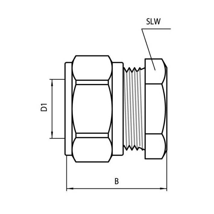 VSH Knelstop messing 10mm M (drink)water VSH VSH Super S1206 0880871