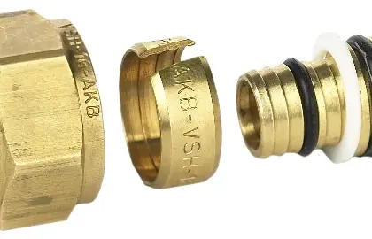 VSH Knelringverloopset VSH VSH Multi Super messing 22/20mm K3055 0891000