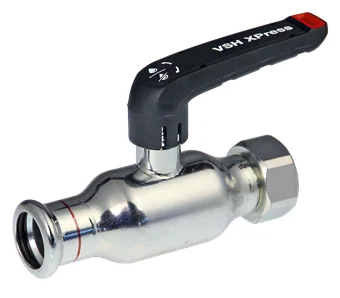 VSH Kogelkraan met volle doorlaat DN 15mm x 3/4" F pers PN16 VSH XPress Fullflow XPR11400 1010001410