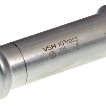 VSH Persschuifmof inox 35mm FF verwarming VSH XPress RVS 304 123460467
