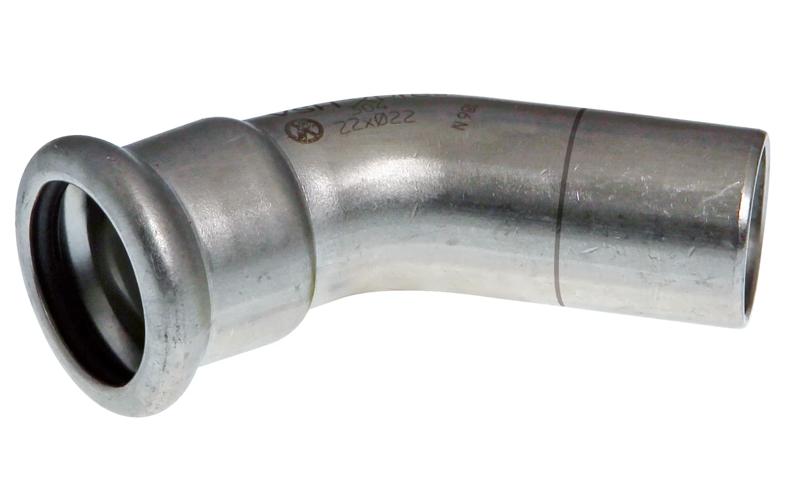 VSH Persinsteekbocht inox 28mm MF 45° verwarming VSH XPress RVS 304 123460538