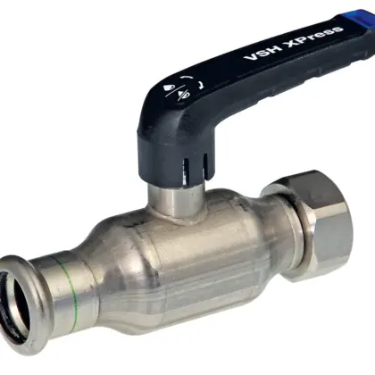VSH Kogelkraan met volle doorlaat DN 42mm x 1.3/4 (7/4)" F pers PN16 VSH XPress Fullflow XPR21400 2040001400