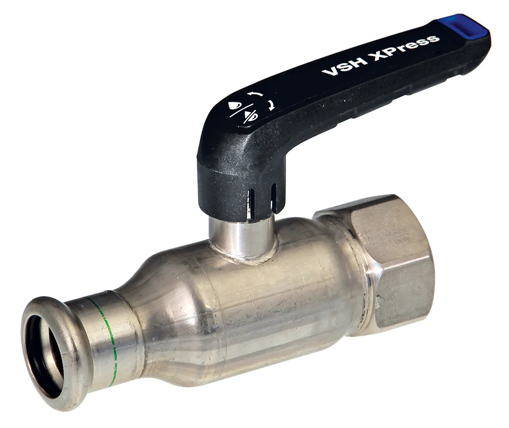 VSH Kogelkraan met volle doorlaat DN 54mm x 2" F pers PN16 VSH XPress Fullflow XPR21000 2050001000
