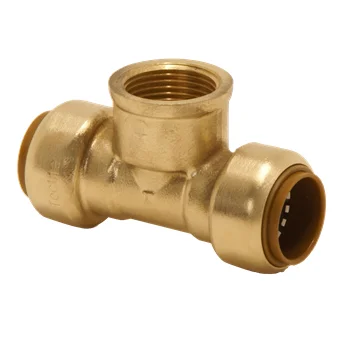 VSH Steekovergangs-T-stuk messing 22 x 1/2" x 22 F (drink)water VSH Tectite Classic T30 4750977