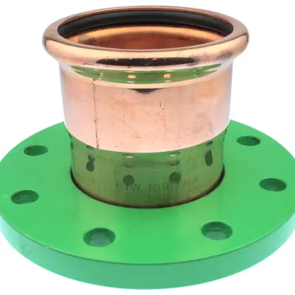 VSH Persflensovergang koper DN65 x 66.7mm (drink)water PN16 VSH 4806373