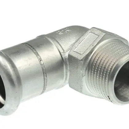 VSH Persovergangsknie inox 18mm x F 45° (drink)water VSH XPress RVS R2709 6190921