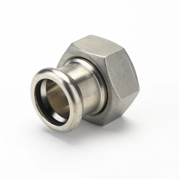 VSH Persaansluitkoppeling inox 18mm x 3/4" FF (drink)water VSH XPress Inox R2704 6191746