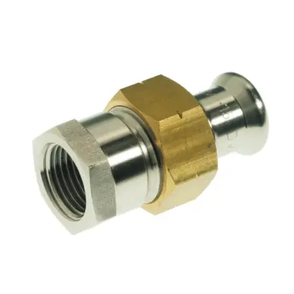 VSH Pers-3-delige koppeling inox 42 x 6/4" F (drink)water VSH XPress Inox R2738 6192109