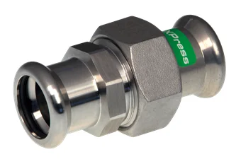 VSH Pers-3-delige koppeling inox 28 x 28 pers (drink)water VSH XPress RVS R2739 6192648