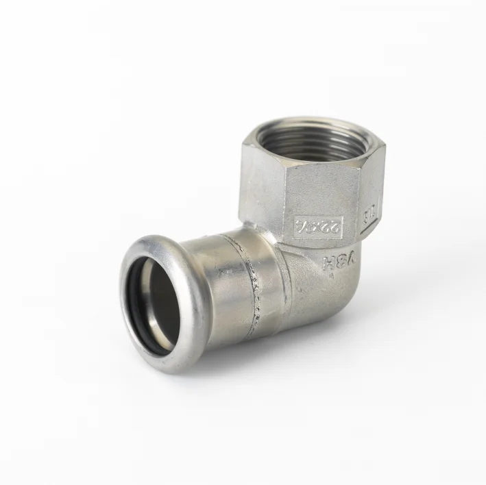 VSH Persovergangsknie inox 28mm x 3/4" F 90° (drink)water VSH XPress Inox R2709 6198478