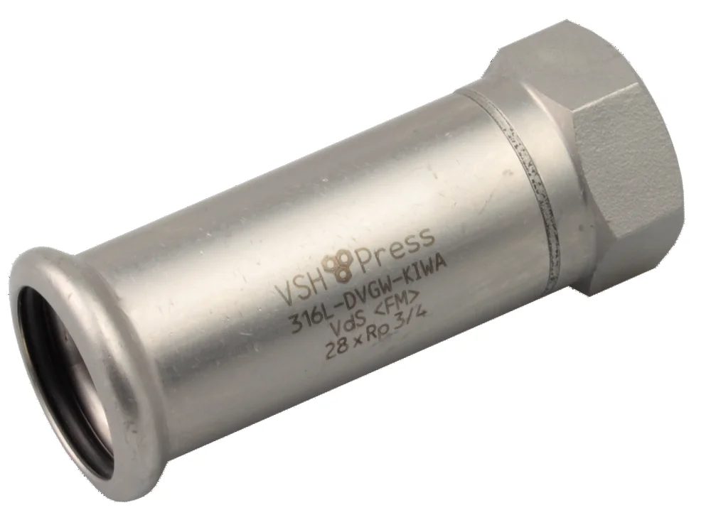 VSH Vsh-press inox overschuifkop. 28 x 1/2F R 2741 vsh 6198533