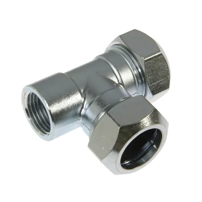 VSH Knelovergangs-T-stuk messing 15 x 1/2" x 15 F verwarming VSH VSH Klem 112 6322646