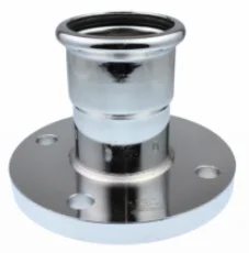 VSH Persflensovergang staal DN40 x 42mm verwarming PN16 VSH XPress Staalverzinkt C1426 6341511