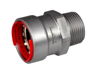 VSH Persovergangsstuk staal 6/4" x 6/4" M verwarming VSH PowerPress C9405 PWR9400600
