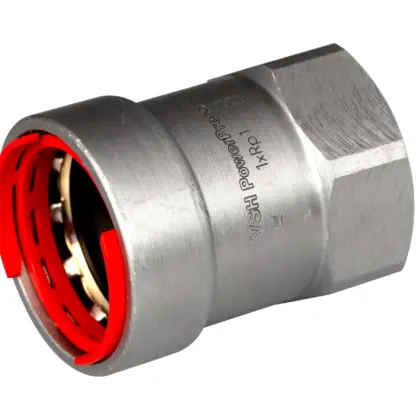 VSH Persovergangsstuk staal 1/2" x 1/2" F verwarming VSH PowerPress PWR9400622