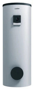 Vaillant 0010020646 Vaillant uniSTOR VIH RW 400/3 BR accumulatieboiler 375 l voor warmtepomp - zonder weerstand - email - vertikaal - vloermodel - ERP label sanitair: B
