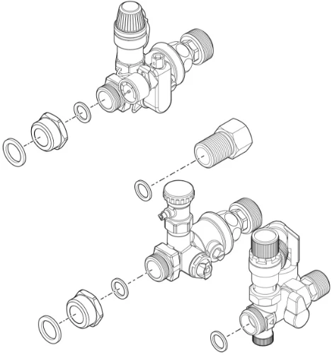 Vaillant 0020221264 Vaillant uniTOWER aansluitset VWL..8/5