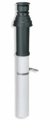 Vaillant 303200 Vaillant RGA concentrisch PP/Staal dakdoorvoer 80/125 mm - zwart