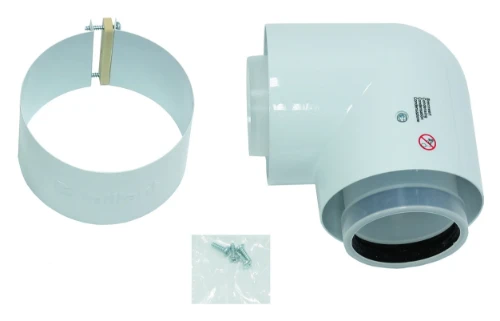 Vaillant RGA concentrisch PP/staal bocht 90° 80/125 mm - prijs per stuk 303210